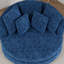 Fauteuil demi-tonneau l 59,8 po, fauteuil en chenille avec repose-pieds et coussins-910755308