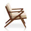 Martelle Twill Weave Upholstered Accent Armchair-83968720