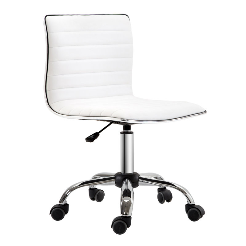 Brayden Studio Office Chair, White, White