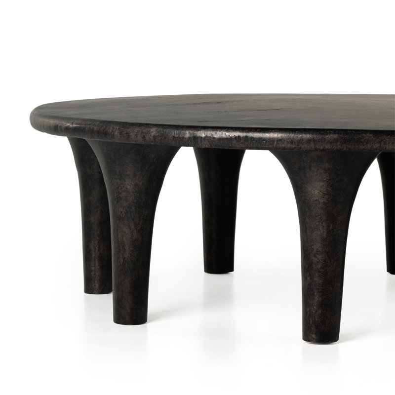 Table basse Zed, Noir brut