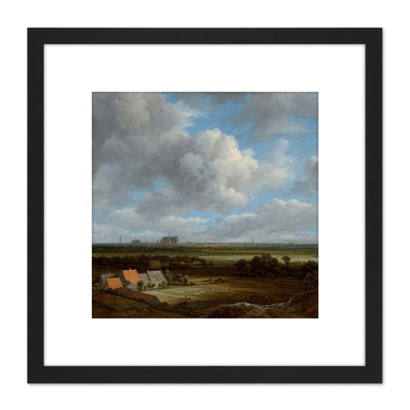 Ruisdael View Haarlem Northwest Bleaching Fields - Single Picture Frame Painting
