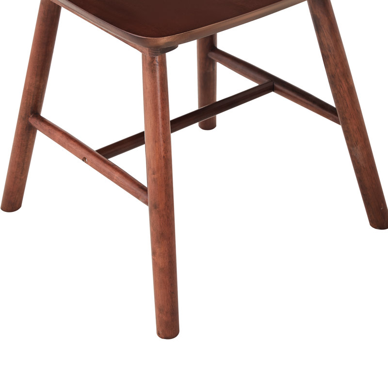 4 chaises de salle à manger en noyer. Bois massif de qualité. 16,82 po de profondeur du siège, 17 po de hauteur. Confortable et confortable. Facile à nettoyer. Fabriqué en caoutchouc avec finition noyer (4) - 100% des sièges