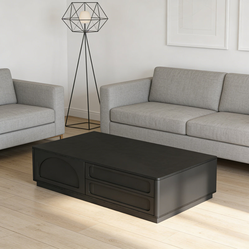 Table basse Minimalist, H 17,71 po x L 51,18 po x l 23,62 po