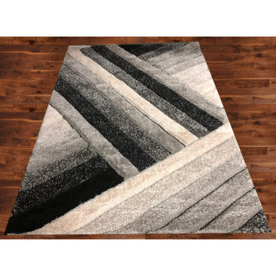 Capitonnage gris/beige Tapis décoratif