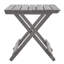Table de patio pliante carrée pour l'extérieur