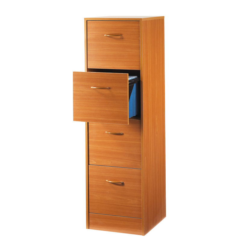 Caulkins 41.4cm Wide 4 -Drawer File Cabinet, Cherry
