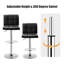 Tabouret de bar pivotant à hauteur réglable Ashanni-817423033