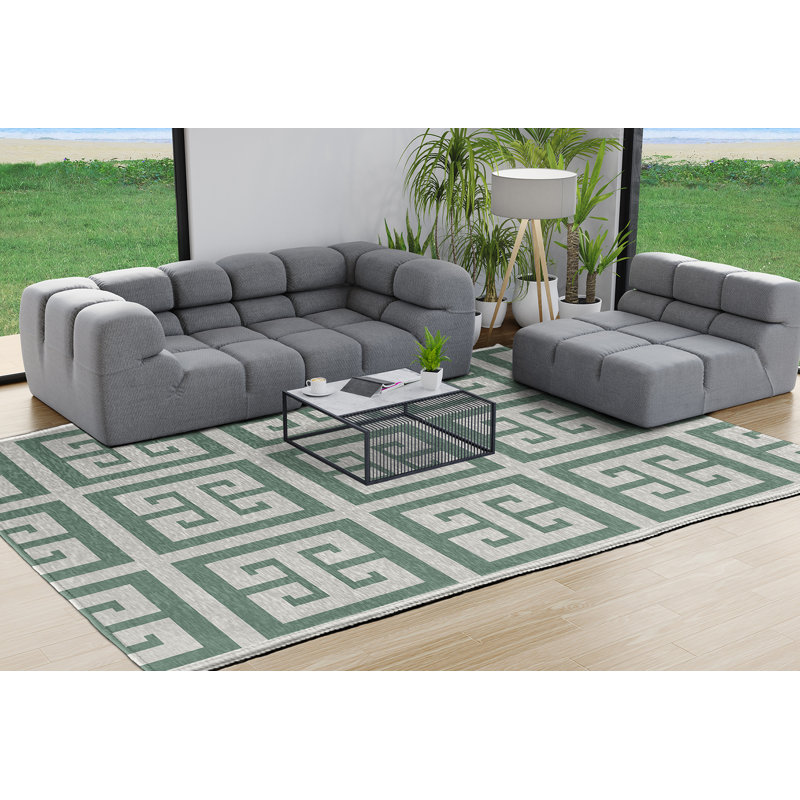 Subline Chenille Geometric Indoor Rug, Rectangle 8' x 10'