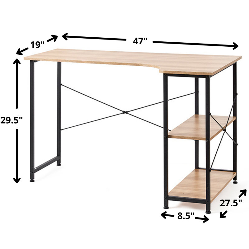 Suprima® Desk - Organizer Bookshelf X-Style - Beech