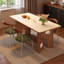 Mid-Century Rectangular Wood & Stone Table-125099899-125099901