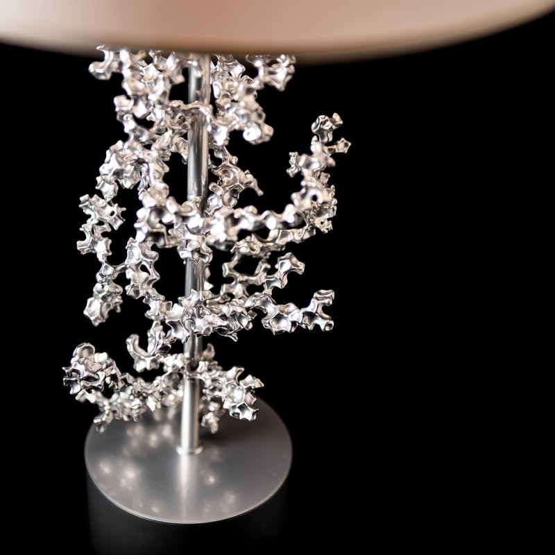 Coral Table Lamp, Sterling, Sterling