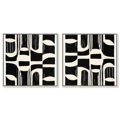 Ensemble de motifs noirs II
