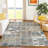 Machine Washable Indoor/Outdoor Chantille ACN2349 Abstract Rug-1032466834