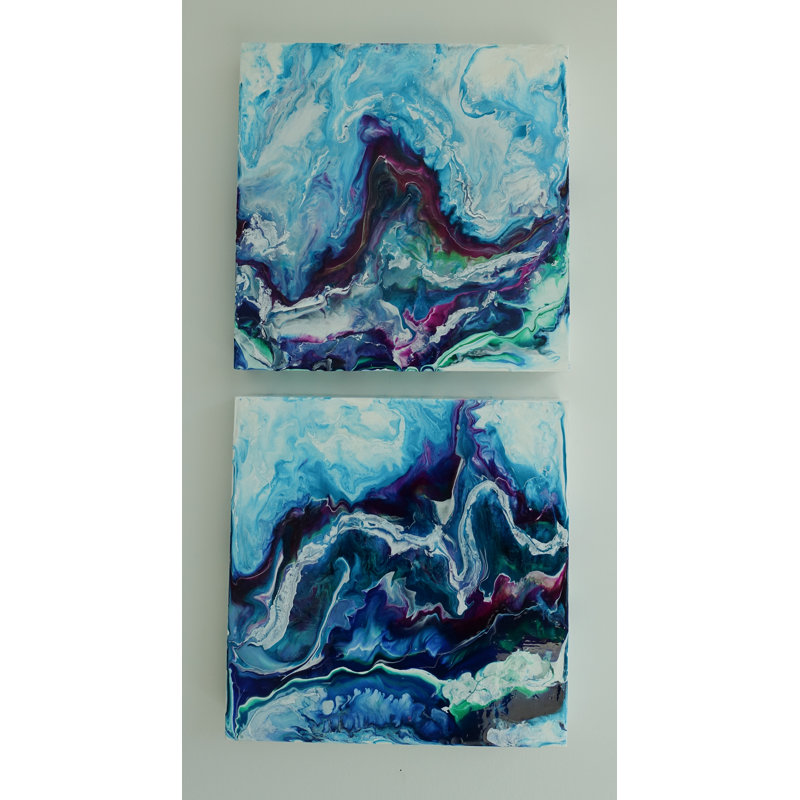 Jeweled Waves Painting by Cynthia White