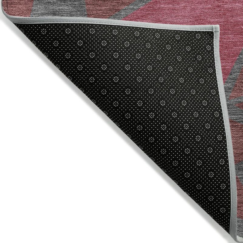 Aristea Red Washable Indoor-Outdoor Rug - , 9' x 12'