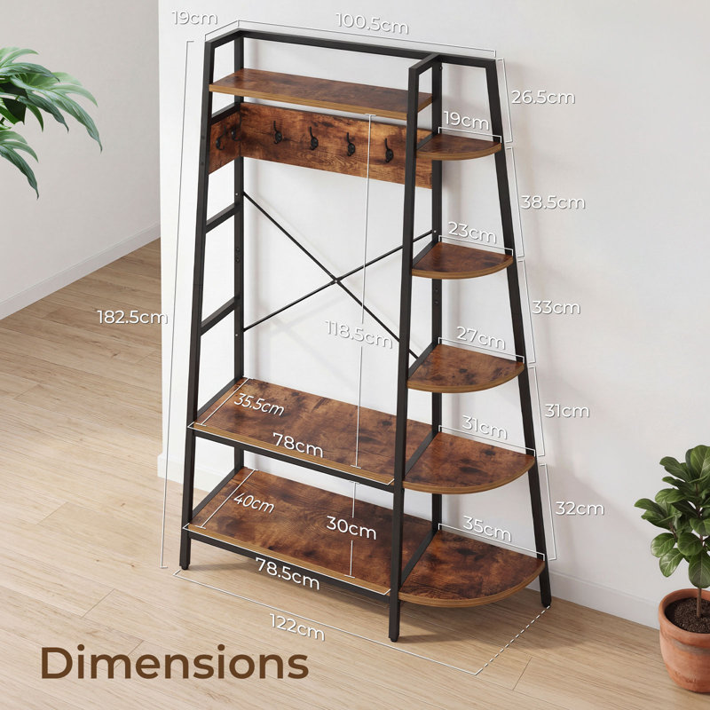 Metal Fixture 9 - Hook Coat Rack