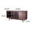 Multi-Functional Glass Storage Cabinet 62.99 " W Solid Wood Sideboard