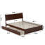 Harlowe Wood Platform Bed with Trundle-2058496875-2058496865