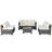 7-Piece Outdoor Patio Seating Group with Cushions-83265525-33027975