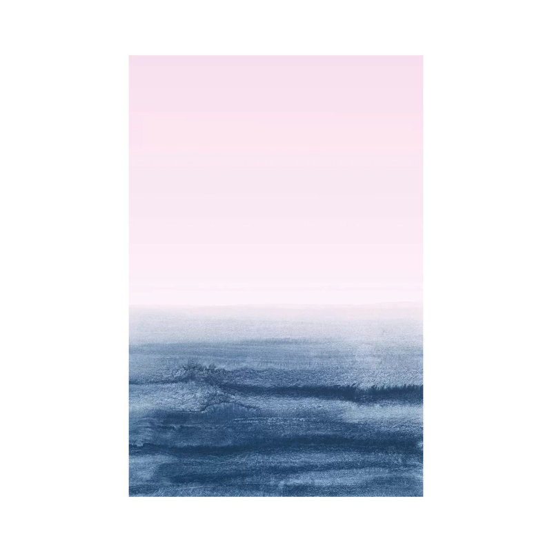 Watercolor Landscape X by Nouveau Prints - Print on Canvas, 66.04cm H x 45.72cm W x 3.81cm D, Wrapped Canvas