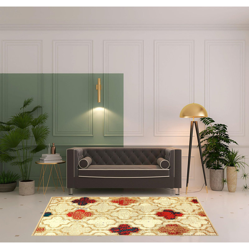 Jazen Moroccan Indoor Rug, Rectangle 5' x 8'