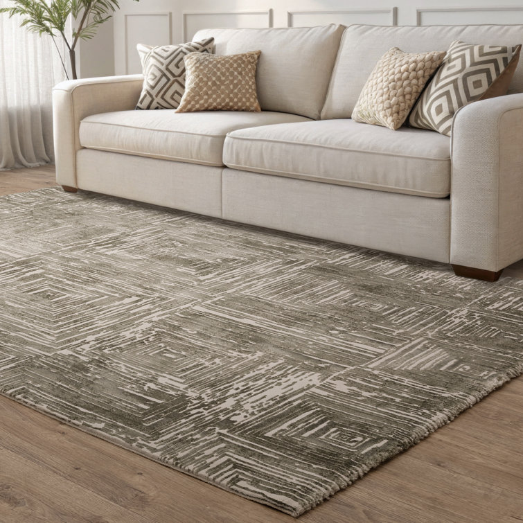 Brenetta Geometric Shapes Area Rug
