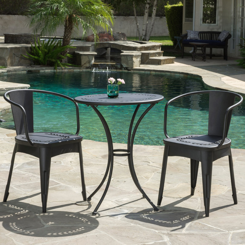 ENSEMBLE MÉTAL 3 PCS LOURDES
