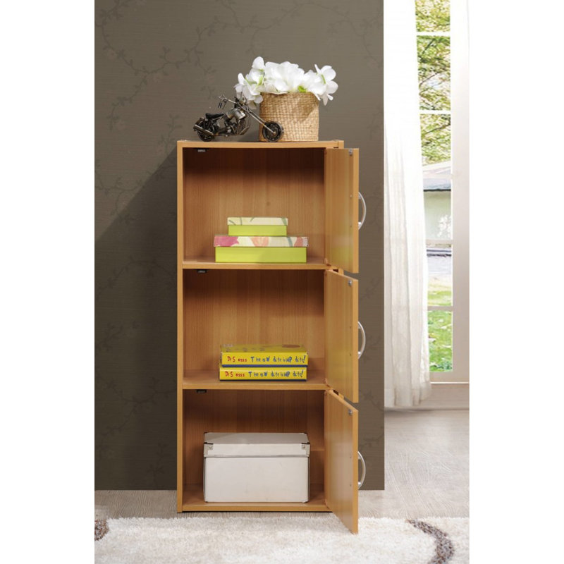 Aimee-Leigh Storage Bookcase, Beech