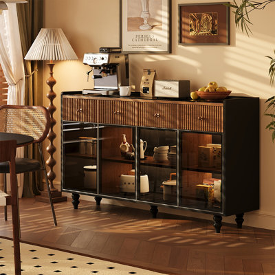 Walnut Solid Wood Sideboard
