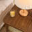Quantico Rectangular Outdoor Side Table with Woven Shelf, Bedside Tables, Small Side Table