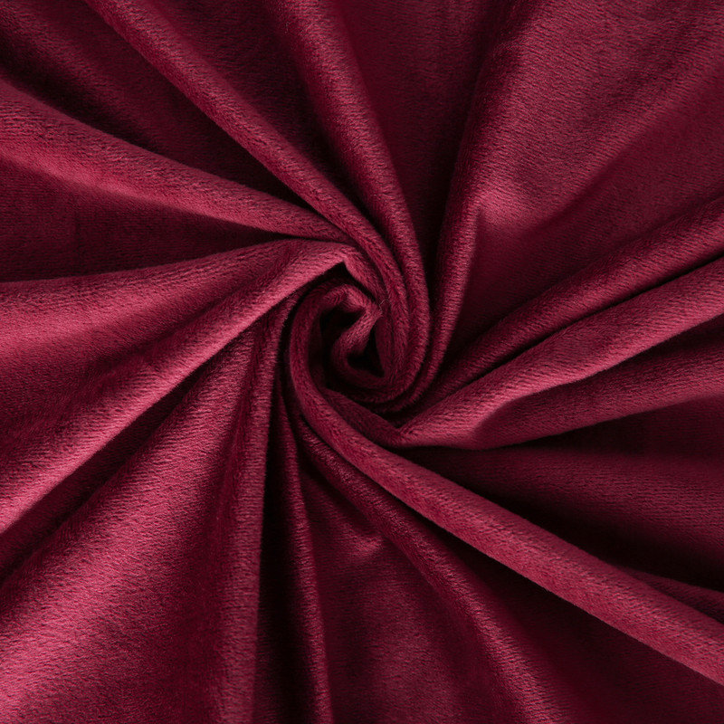 Burgundy Ruffle Pillow Cases Queen Size Velvet Pillow Cases 20x30 Inches Standard Pillow Cases Shabby Chic Boho Pillow Cases for Bedroom Wine Red Fuzzy Pillow Shams