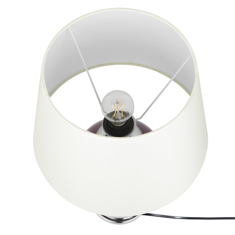 Maurice Ceramic Table Lamp, Purple