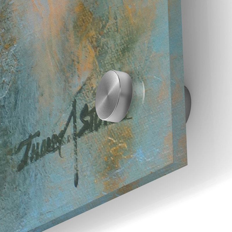  «Line of Reflections» par Thomas Stotts, art mural en verre acrylique, 24 po x 16 po, H 24 po x l 36 po x P 0,2 po