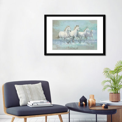 « running wild i », impression sur toile