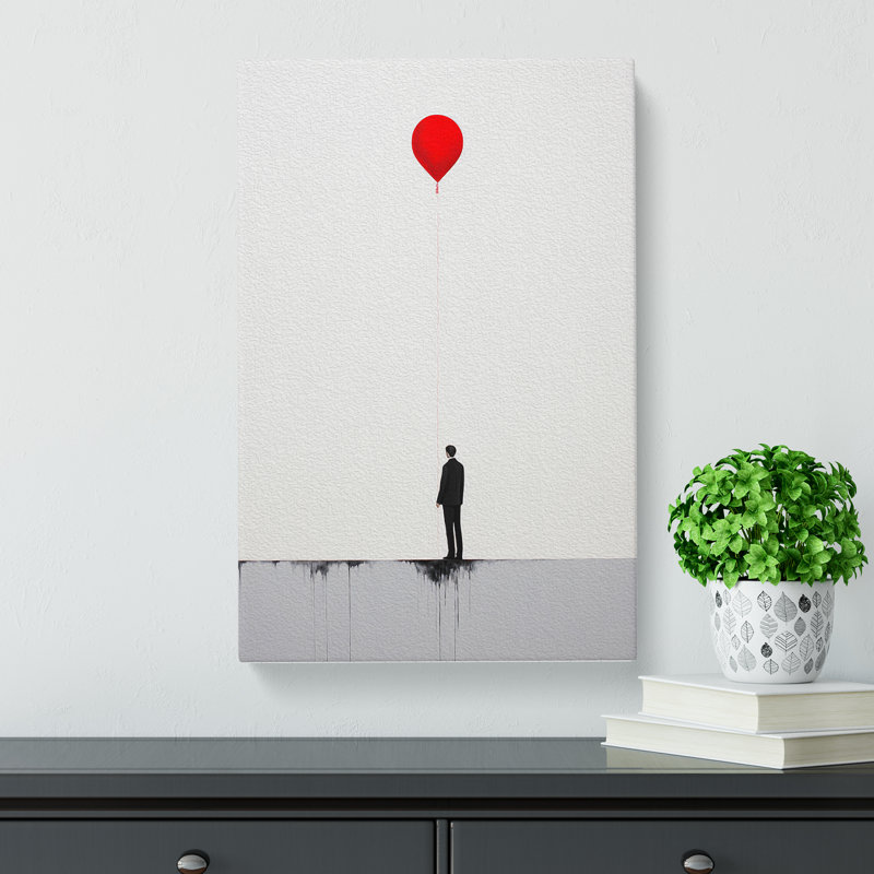 Minimalist Contemporary - Wrapped Canvas, 60cm H x 40cm W x 3cm D