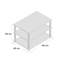 Solid Coffee Table with Storage