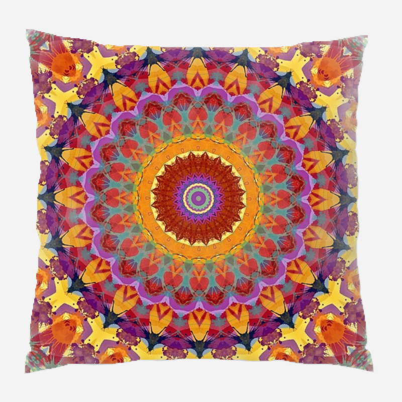 Housse et insert de coussin carré Fractal, Intérieur