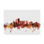« portland oregon horizon rouge », impression sur toile tendue-755715167