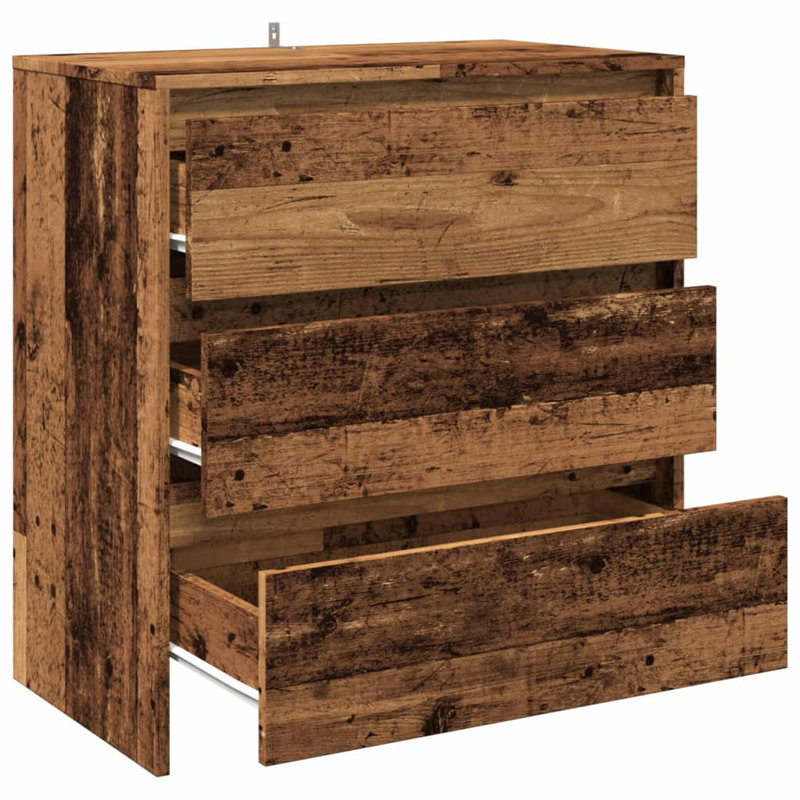 Carbondale 70cm W Chest of Drawers, Old Wood
