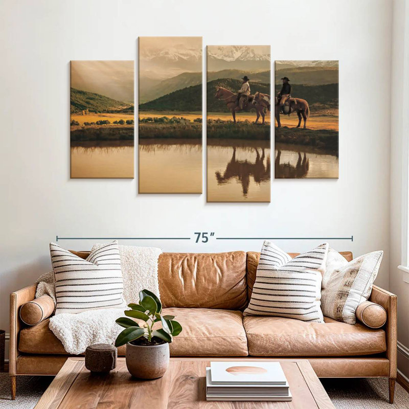 Lelar Rays On The Peak, 42" H x 68" W