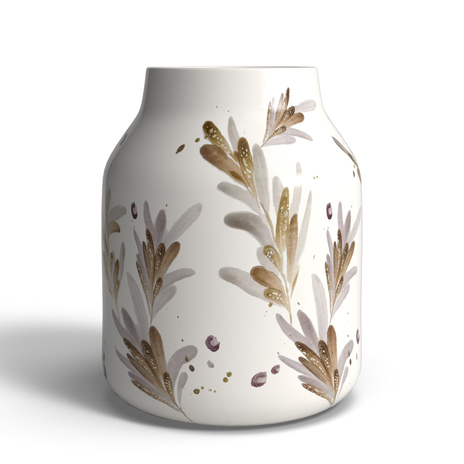 Nyota 11.75'' Handmade Terracotta Table Vase