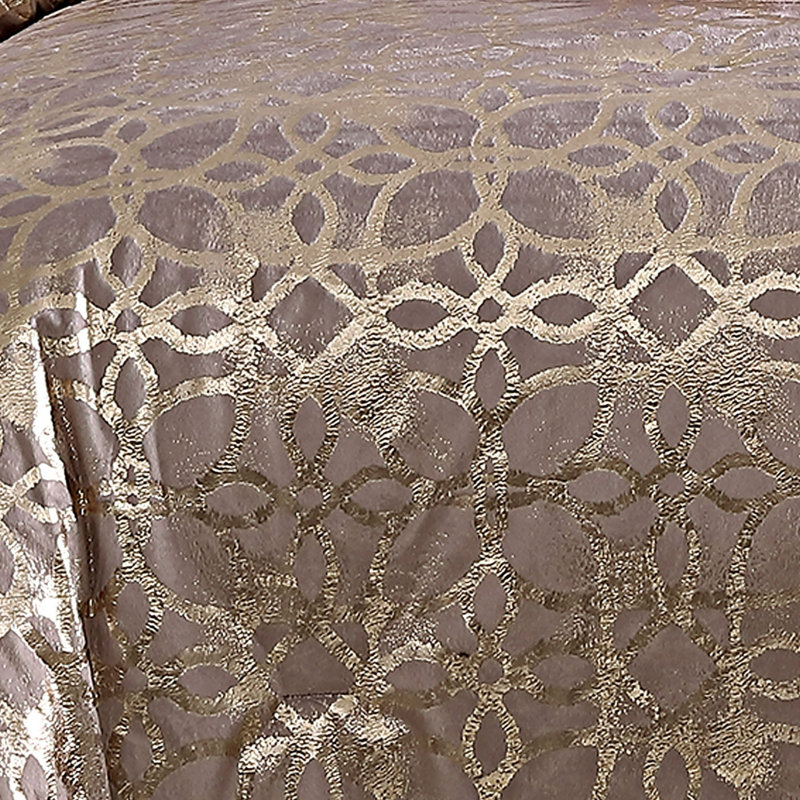  Ensemble d'édredon en velours rose 10 pièces, Édredon pour très grand lit + 9 pièces supplém