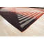 Black Flat Weave Wool Hourglass Motif Geometric Modern Contemporary Carpet Rug-622107764