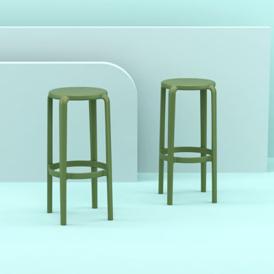 Awan Backless Outdoor Bar Stool