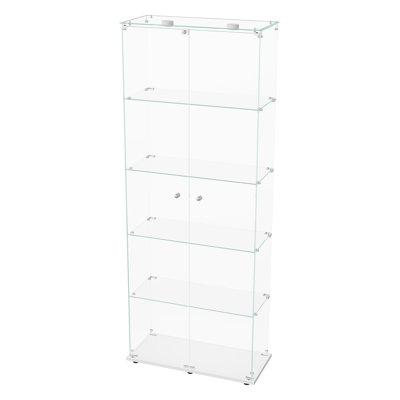 Glass 80 cm W Display Cabinet