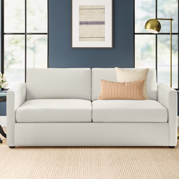 75 Single Cushion Sofa with Pillow Back, Square Arm - On Sale - Bed Bath &  Beyond - 37974451