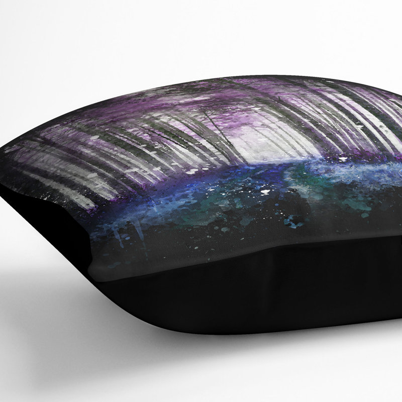 Square Cushion, Black, 55cm H x 55cm W x 20cm D