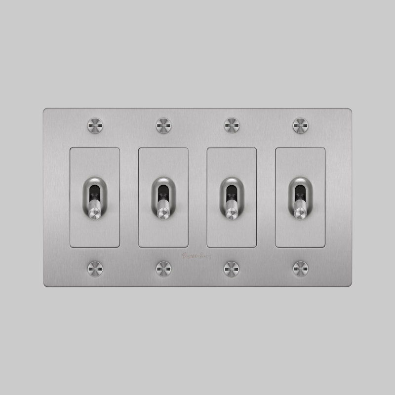 4G Toggle / Cross / With Logo, Steel