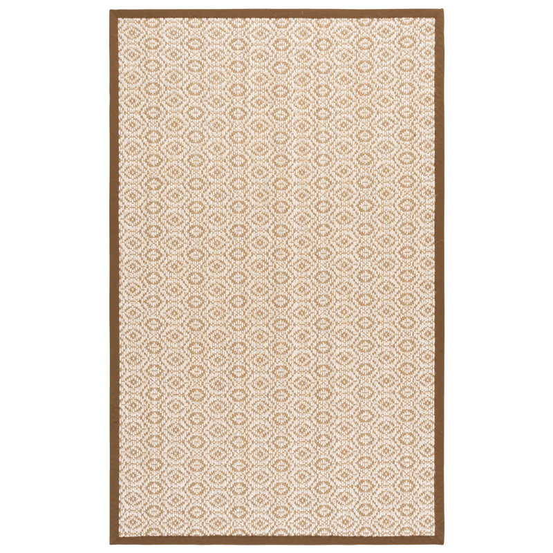 Natural Fiber 530 Jacquard Sisal Geometric Rug, Rectangle 9' x 12'