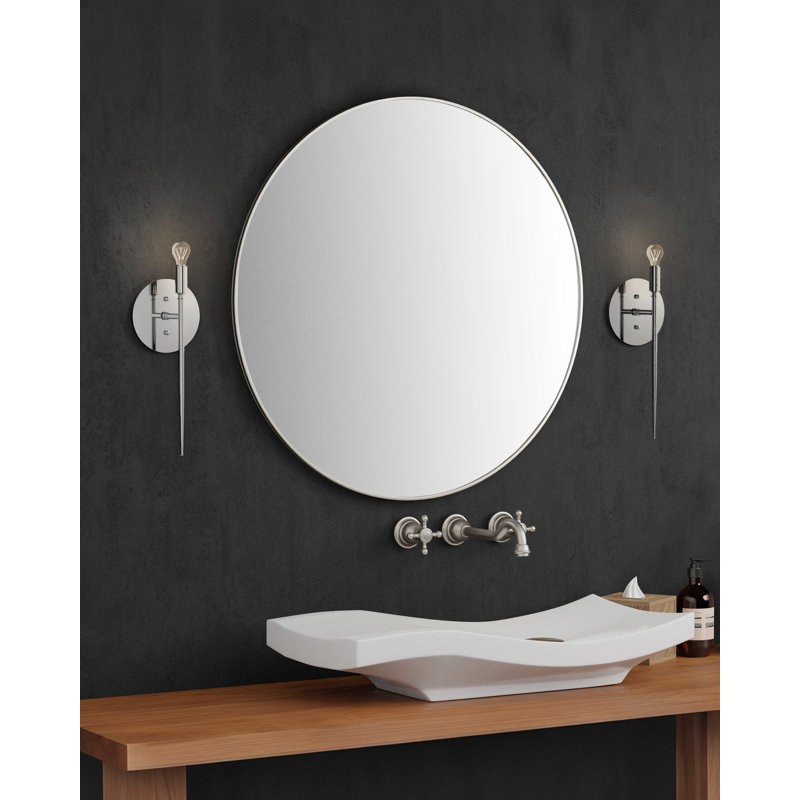 Bagno 1 - Light Armed Sconce, Polished Nickel